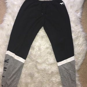 VS PINK Black and Grey Sweats